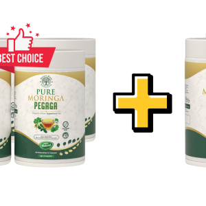 Set 4 + 2 Botol Pure Moringa Pegaga + Free Gift